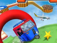 Tuk Tuk Speed Up Mega Ramp Stunt image
