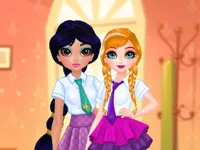 image bg Princesses BFF Rush to School