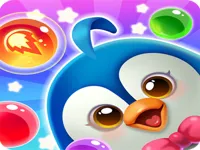Penguin Bubble Shoot Winter image