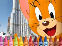 Tom and Jerry Coloring image
