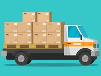 Food And Delivery Trucks Jigsaw image