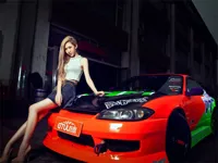 Girls and Cars Slide image